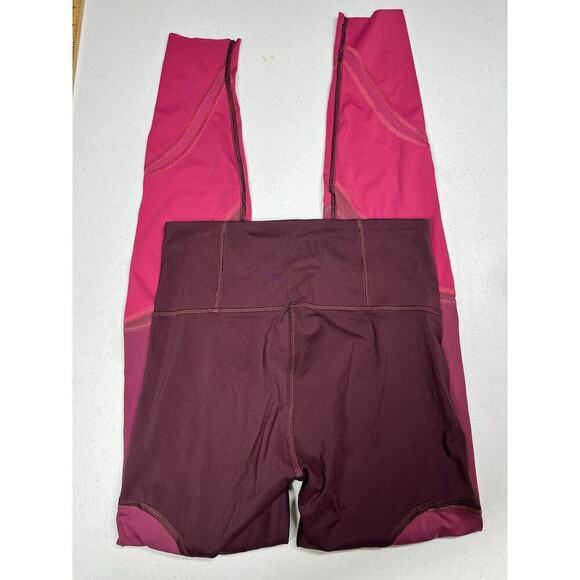 Lululemon Colour Me Ombre Tight 28" Dark Adobe / Blush Berry / Violet Red Sz 4 - Picture 7 of 8
